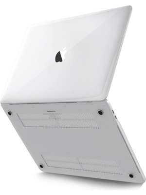 Nova Premium Ex Macbook Pro 13 2021 Macbook Buzlu Kapak - Şeffaf