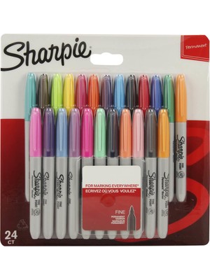 Sharpie Fine Permanent Markör 24 Renk 2065405