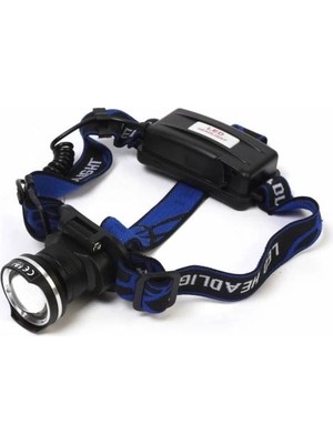 Uravas Store F-823 Xlm T6 LED Su Geçirmez Şarjlı Kafa Lambası