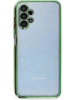 Colezium Galaxy A13 4g Kılıf  Lensli  - Yeşil