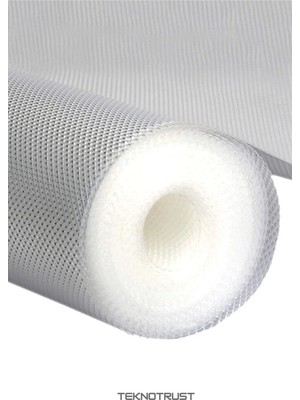 Uravas Store Mutfak Kaydırmaz Şeffaf Raflık Kaymaz Dolap Içi Çekmece Örtüsü Pvc 45X300 cm Koruyucu Eva Kalın