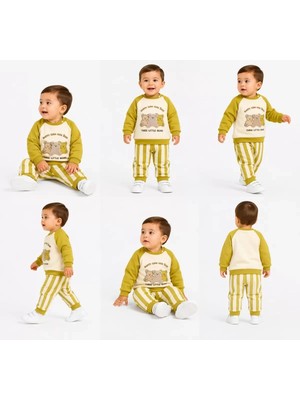 TeknoKapsül 6/24 Ay Ayıcık Nakış Bebek Takımı