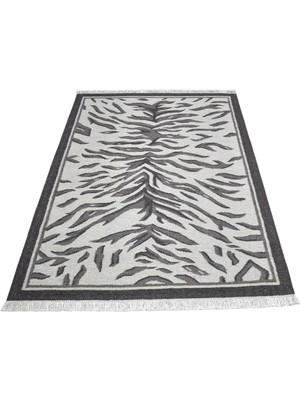 Zehra Abla Halı Yeni 3m2 El Dokuma Nadir Naturel Modern Leopar Yün Kilim 7356