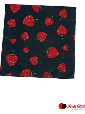 Redi Ridi Kare Bandana Çilek