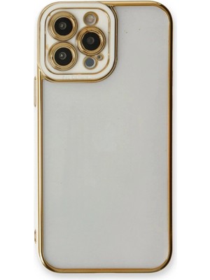Colezium Iphone 13 Pro Kılıf Liva Lens  - Beyaz