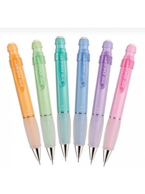1000 Çeşit Hediye Dünyası Serve Deep Mekanik Kalem Pastel Renkler 0.7 mm 6 Lı Set