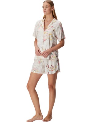 Anıl 11355 Kadın Yazlık Atlet ve Şortlu Pijama Takım