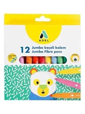 Canarino Keçeli Kalem Jumbo 12 Li