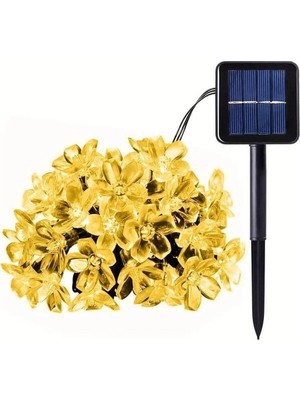 Canarino Solar 5m 50 LED Papatya Gün Işığı 8 Fonksiyonlu
