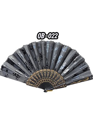 Canarino Plastik Kumaş Yelpaze 12'li OB-022