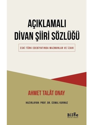 Canarino Açıklamalı Divan Şiiri Sözlüğü