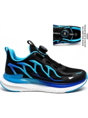 Cool Akıllı Bağcıklı Ortopedik Erkek Çocuk Sneaker Spor Ayakkabı