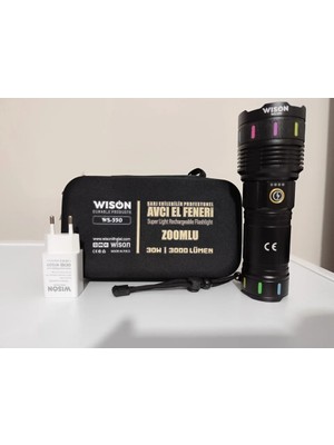 Findit WS-550 30W 3000 Lümen Zoomlu Profosyonel El Feneri (2818)