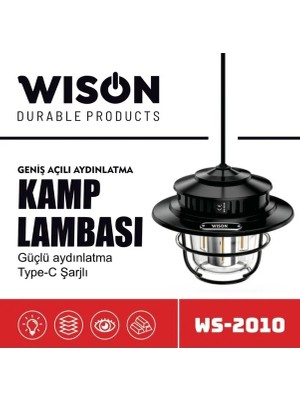 Findit Wison WS-2010 Geniş Açılı Aydınlatma Kamp Lambası (2818)
