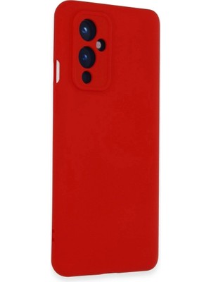 Colezium One Plus 9 Kılıf Nano Içi Kadife  - Kırmızı
