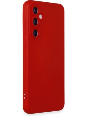 Colezium Galaxy S24 Kılıf Nano Içi Kadife  - Kırmızı