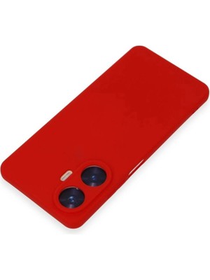 Colezium Realme C55 Kılıf Nano Içi Kadife  - Kırmızı