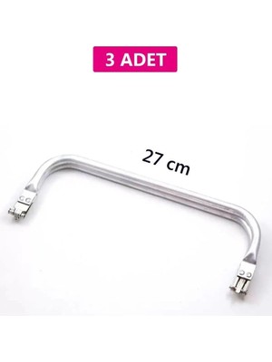 Nuveden Ieg - Gizli Metal Çanta Bursu – 3 Adet - 27 cm - Metal Çanta Aparatı Çanta Aksesuarı