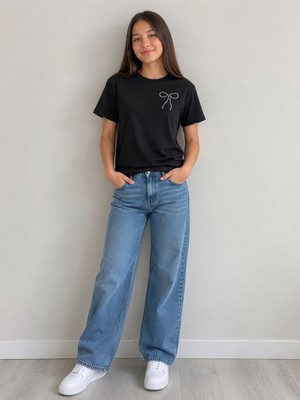 Gagarikids Fiyonk Baskılı Kız Çocuk T-Shirt