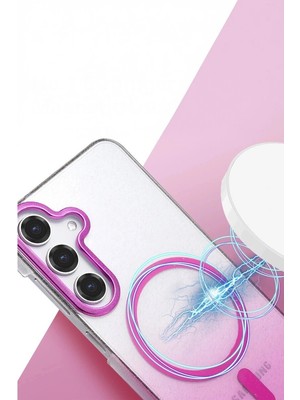 Colezium Galaxy S25 Glossy Magsafe Kapak - Pembe