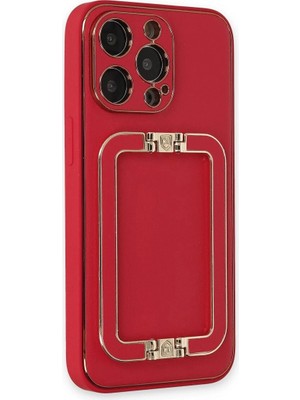 Colezium Iphone 13 Pro Max Kılıf Co Elit Kapak - Kırmızı