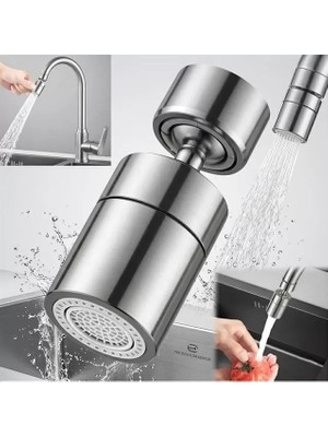 Sunup SN-29317 Çift Hız Ayarlı Gümüş Renk Musluk Başlığı