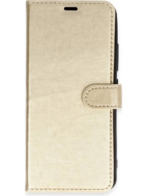 Colezium Galaxy J5 Trend S Plus Kapaklı Kılıf - Gold