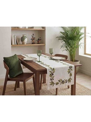 Porland Olive Pamuk Runner 50X150CM