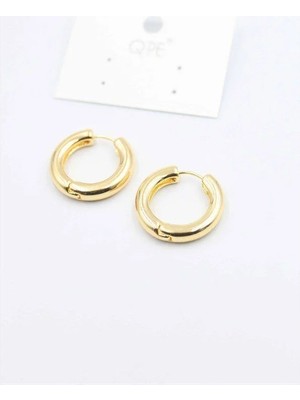 My Best Store Ieg - Metal Halka Küpe 2cm - Altın
