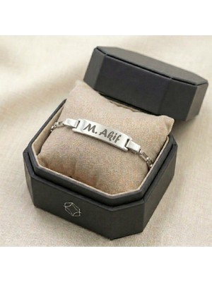 Steel Art Kuyumculuk Çelik Isimli Bebek Çocuk Bileklik Künye Unisex