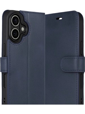 Colezium Iphone 17 Trend S Plus Kapaklı Kılıf - Lacivert