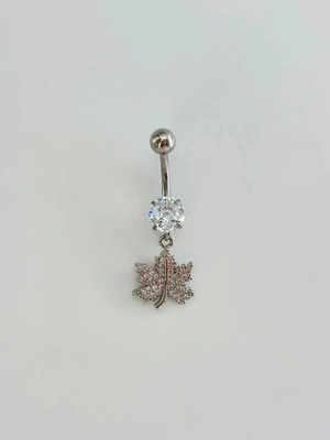 My Best Store Ieg - Yaprak Detaylı Göbek Piercing