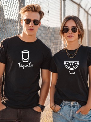 Etoile Studio Tequila & Limón Tasarımlı Sevgili Kombini Tişört Seti