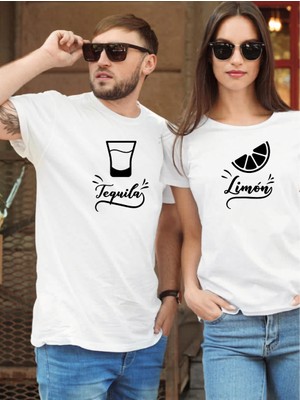Etoile Studio Tequila & Limón Tasarımlı Sevgili Kombini Tişört Seti