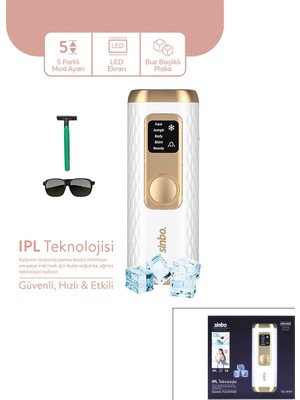 Marsilyan Ipl Buz Lazer Epilatör - Epilasyon Cihazı 5 Farklı Mod - LCD Ekran Tüm Vücut Uygun SEL-6049 (4