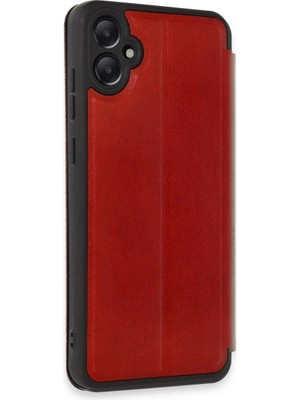 Colezium Galaxy A05 Kılıf Flip Cover - Kırmızı