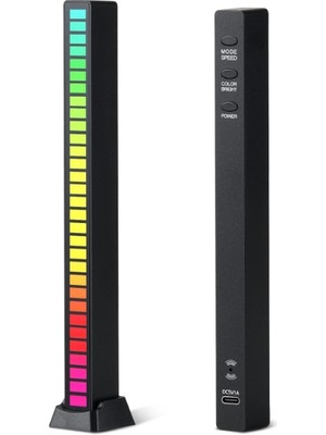 Artcrelier Rgb Sese Duyarlı Taşınabilir Ekolayzer LED Çubuk