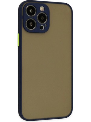 Colezium Iphone 14 Pro Kılıf Montreal  Kapak - Lacivert