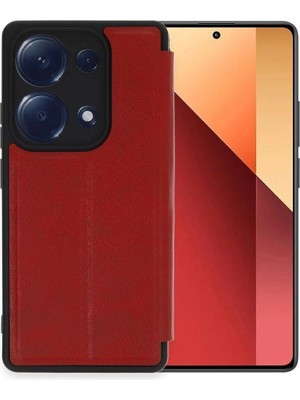 Colezium Note 13 Pro 4g Kılıf Flip Cover - Kırmızı
