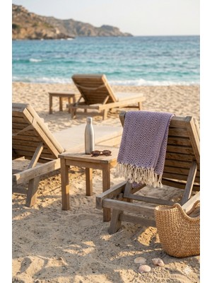 Funndy Plaj Havlusu , %100 Pamuk , Xxl 100X180CM, Summer