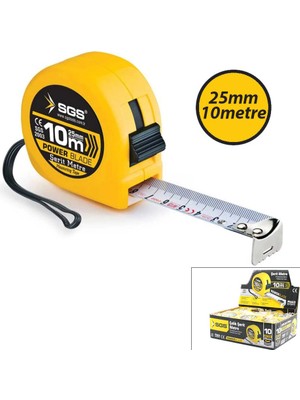 Go İthalat 12 Adet 10MT x 25MT Stoplu Şerit Metre (5250)