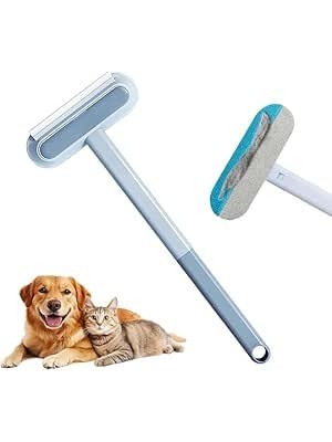 4'ü 1 Arada Kedi Köpek Tüy Temizleme Sihirli Fırça Seti Çok Yüzeyli Temizlik Aparatı Cam, Koltuk, Halı Temizleyici Evcil