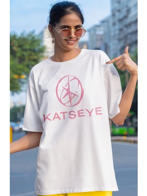 Sevbano Katseye Kpop Müzik Grubu Baskılı Unisex Oversize Tişört