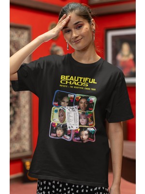 Sevbano Katseye Kpop Müzik Grubu Baskılı Unisex Oversize Tişört