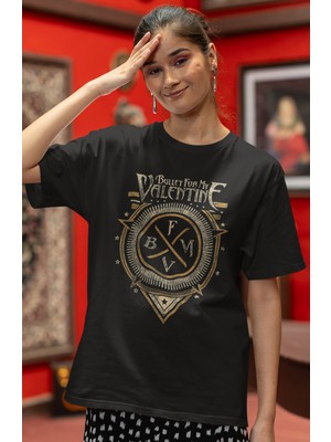 Sevbano Bullet For My Valentine Rock Metal Müzik Grubu Baskılı Unisex Oversize Tişört
