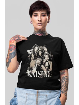 Sevbano Katseye Kpop Müzik Grubu Baskılı Unisex Oversize Tişört