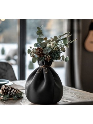 Dekoratif Torba Saksı-Vazo 15CM