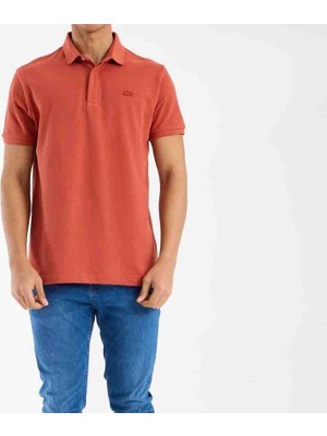 Lacoste Polo Paris Regular Fit Kiremit