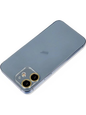 Durukar®  iPhone 12 Shine Kamera Lens Koruma Cam - Gold
