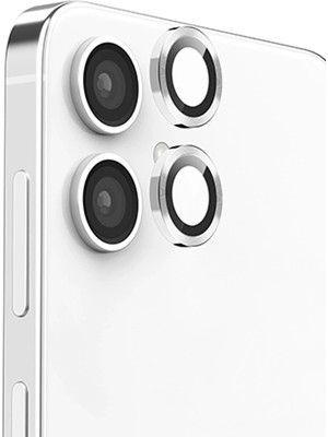 Durukar®  Samsung Galaxy A06 Raze Metal Kamera Lens - Gümüş